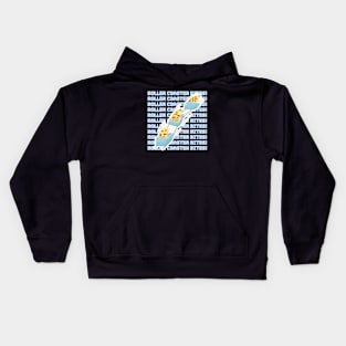 Roller Coaster Bites!! Kids Hoodie